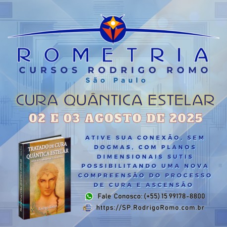 Cura Quântica Estelar de 02 e 03 de agosto de 2025 em São Paulo-SP  (em Português)